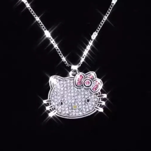Hello Kitty Rhinestone Necklace - Picture 3 of 5